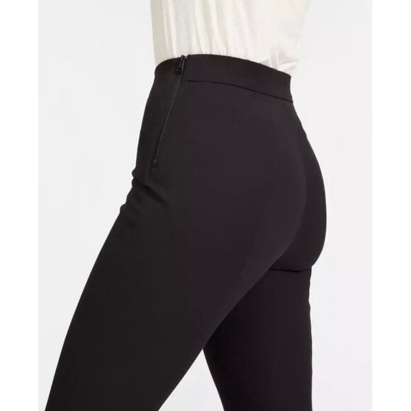 Everlane Curvy Side Zip Black Trousers Women’s Plus Size 20 Elastic Waistband - Picture 3 of 12